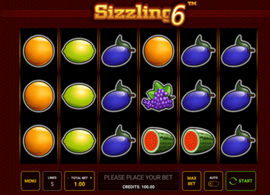 Sizzling 6 Spiel